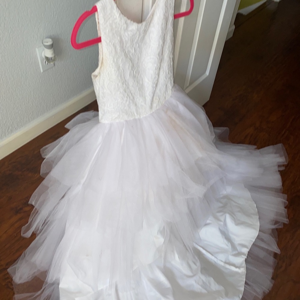 Very nice formal white dress !